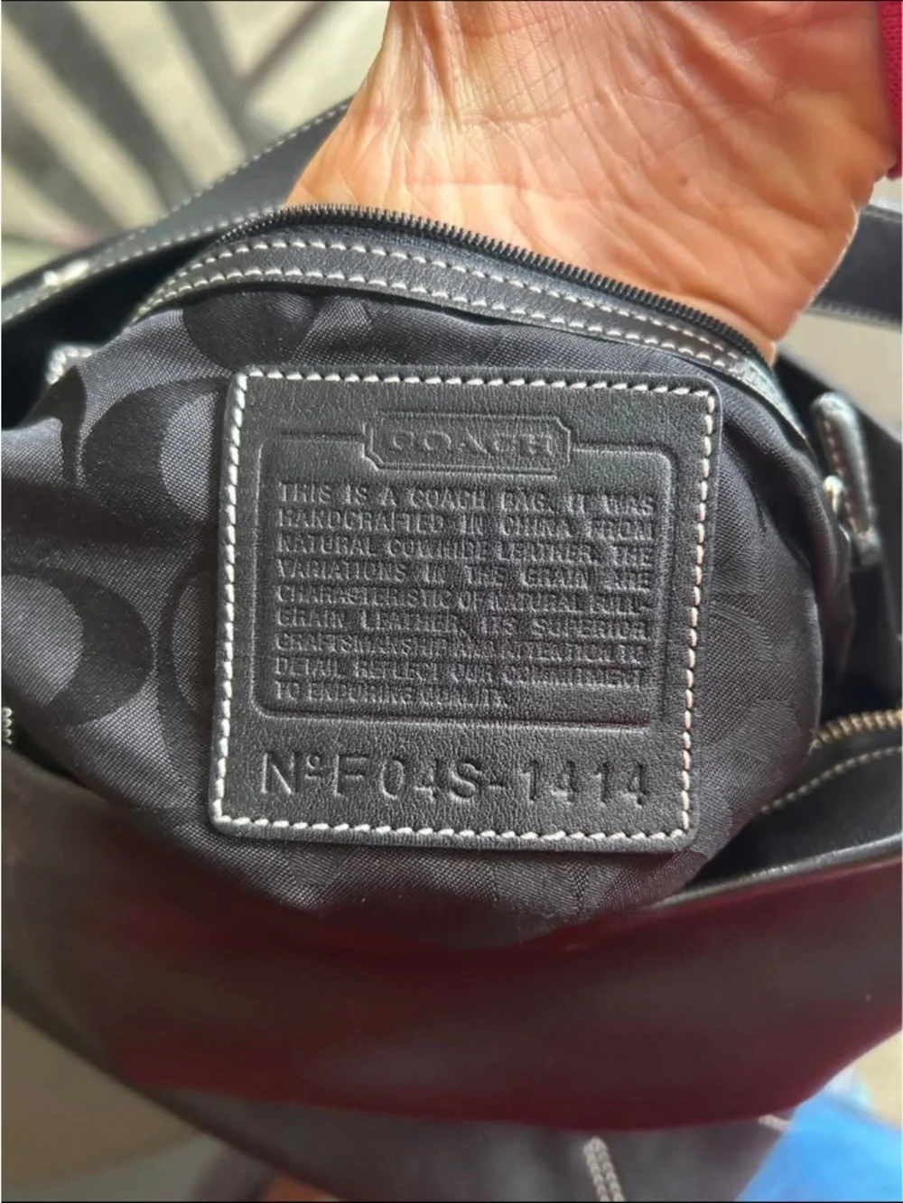 Coach Legacy Leather Flap Hobo Shoulder Bag Black 1414 Nickel Hardware Tassel - Picture 3 of 4